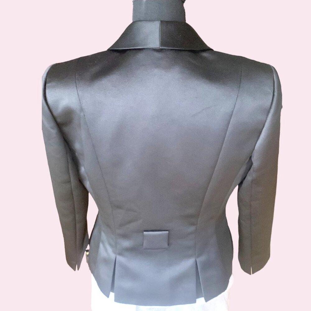 Tahari Arthur S. Levine Luxe Satin Blazer - Picture 2 of 6
